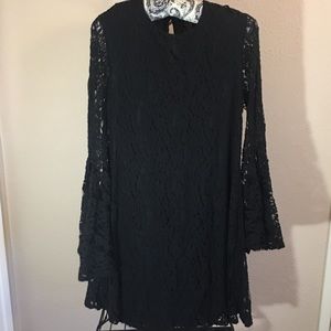 BOGO Urban MA Black Lace Maternity Dress